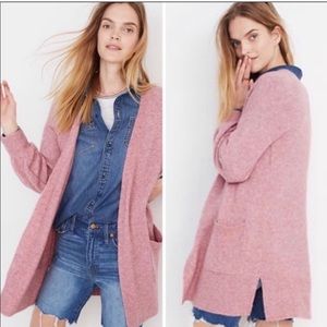 Madewell Edgewater Bubble Sleeve Wool Cardigan